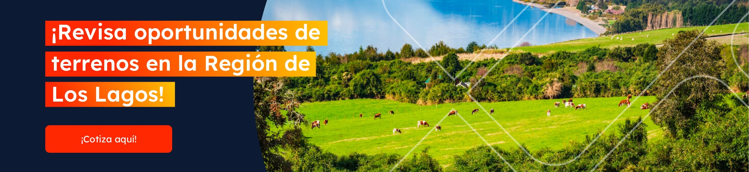 Oportunidades de terrenos en Los Lagos